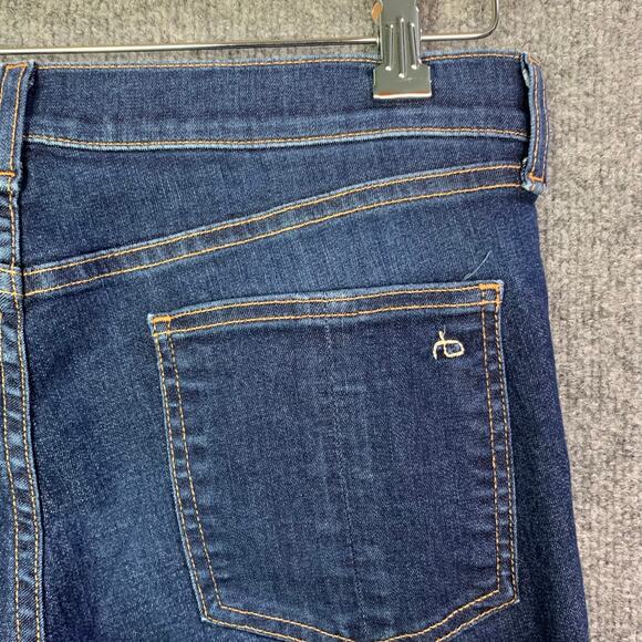 Rag & Bone Womens Blue Denim 10inch ankle Skinny Leg‎ Jeans Size 32 - Picture 3 of 12